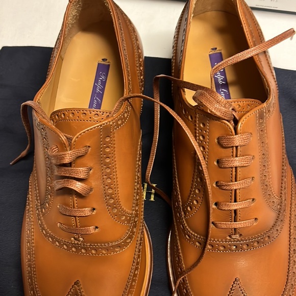 Ralph Lauren Purple Label Sully Lace Up Oxfords Loafers Dress Shoes: 39Bmade. - Picture 15 of 16